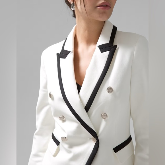 NWT WHBM CONTRAST STUDIO BLAZER - Picture 3 of 6